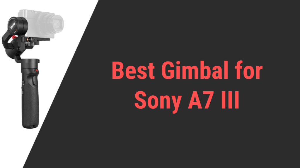 Best Gimbal for Sony A7III