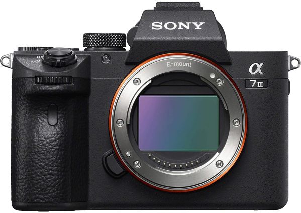 Sony A7III camera front side