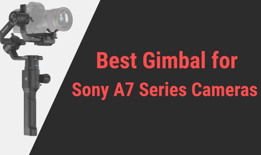 Best Gimbal For Sony A7 Series Cameras | Comparison Chart & Reviews