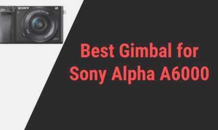 Best Gimbal for Sony Alpha A6000