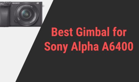 Best Gimbal for Sony Alpha A6400