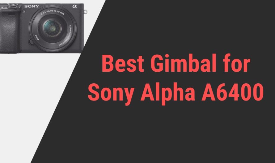 Best Gimbal Picks for the All-mighty Sony A6400 Camera | Reviews of 2024