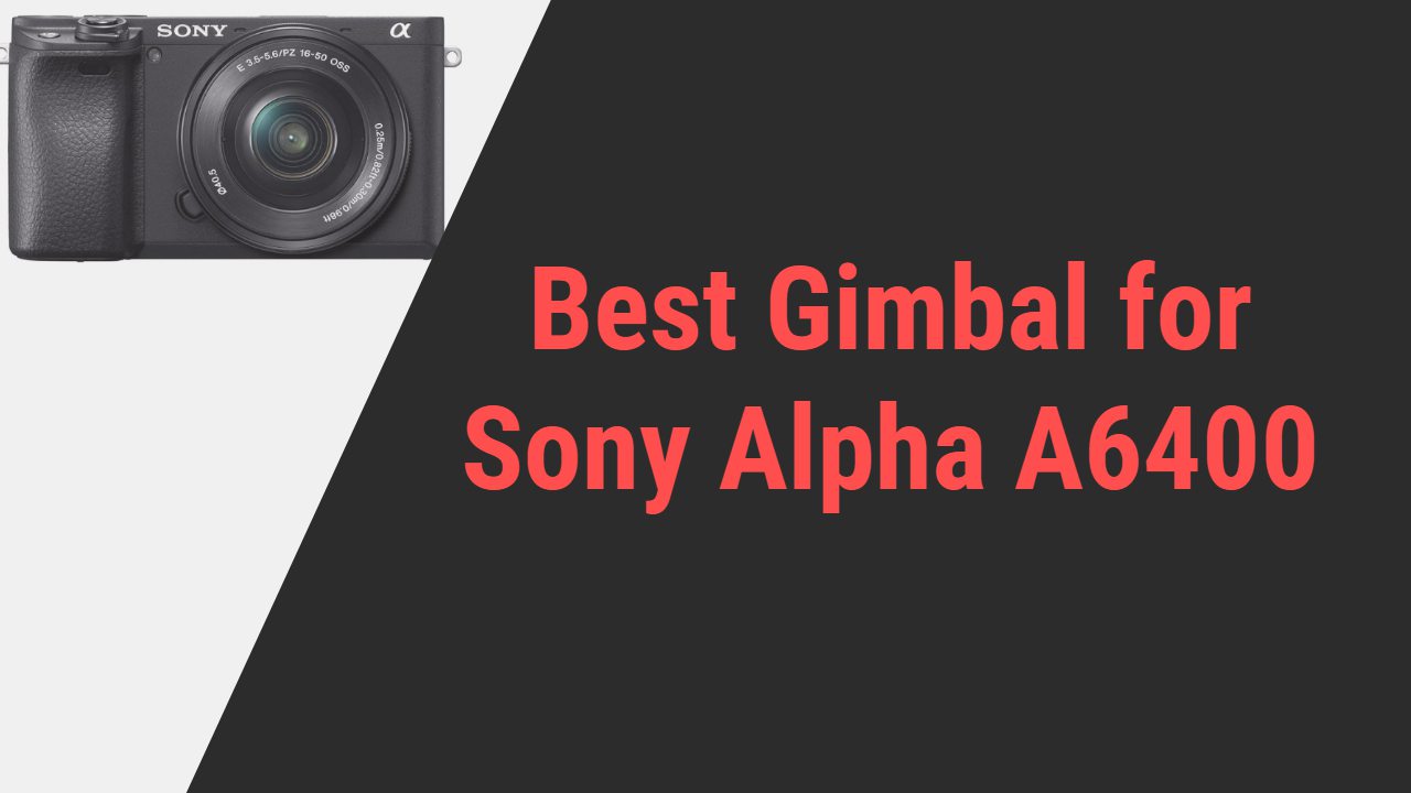 Best Gimbal for Sony Alpha A6400