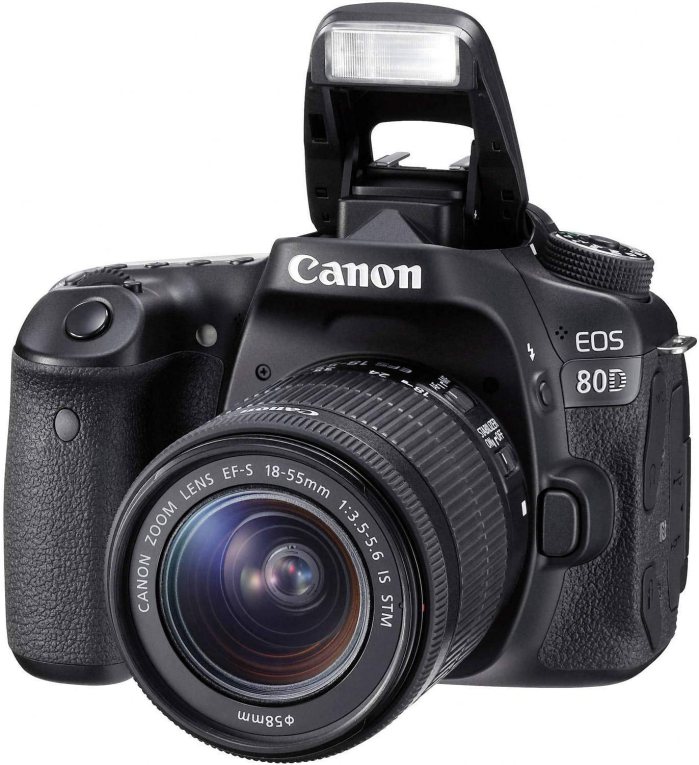 Canon 80D with lens