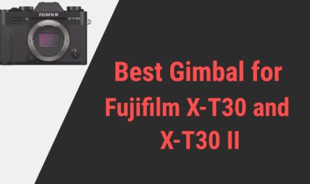 Best Gimbal for Fujifilm X-T30 and X-T30 II