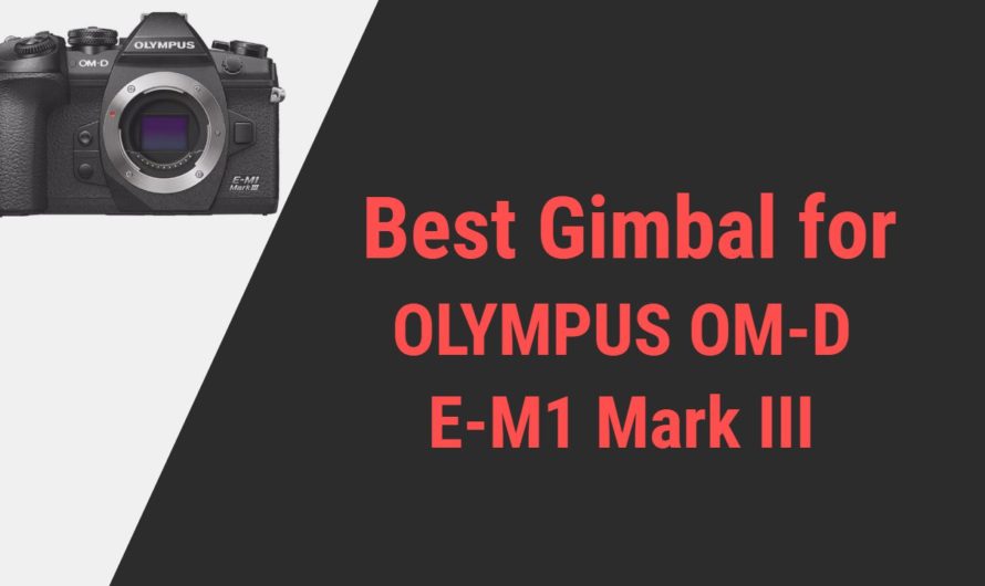 Best Gimbal for Olympus OM-D E-M1 Mark III Camera