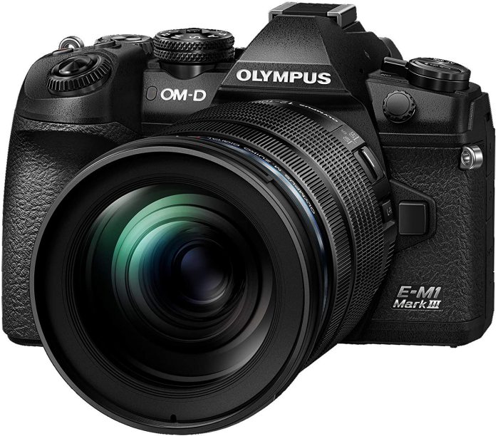 OLYMPUS OM-D E-M1 Mark III with lens