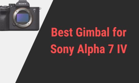 Best Gimbal for Sony Alpha 7 IV