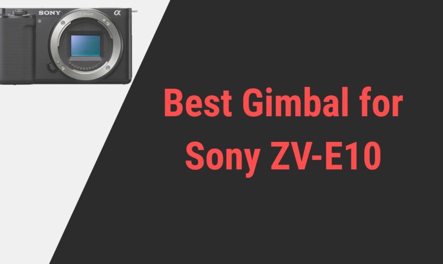 Best Gimbal for Sony ZV-E10 Camera | Reviews & Guide