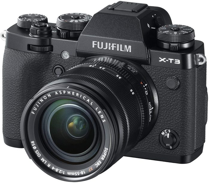 Fujifilm X-T3 with lens
