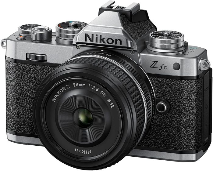 Nikon Z fc camera with lens