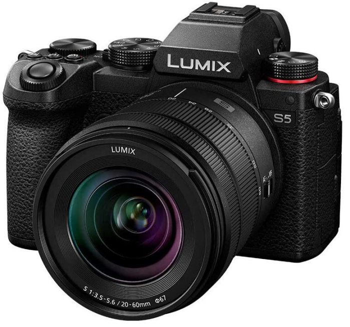 Panasonic LUMIX S5 with lens