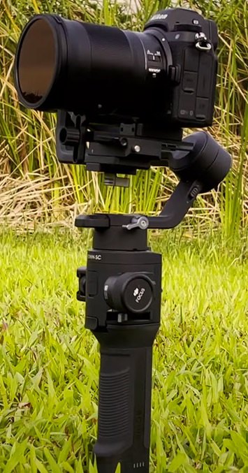 DJI Ronin-SC with Nikon Z6 II