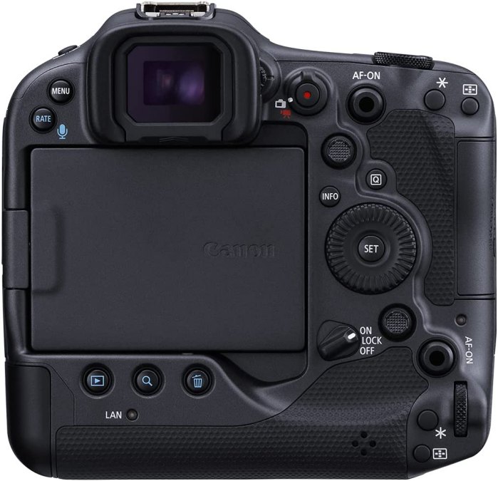 Canon EOS R3 Backside