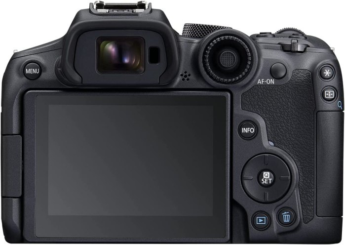 Canon EOS R7 Backview