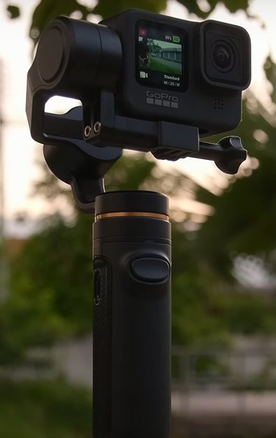 INKEE Falcon Plus Gimbal Stabilizer with GoPro camera