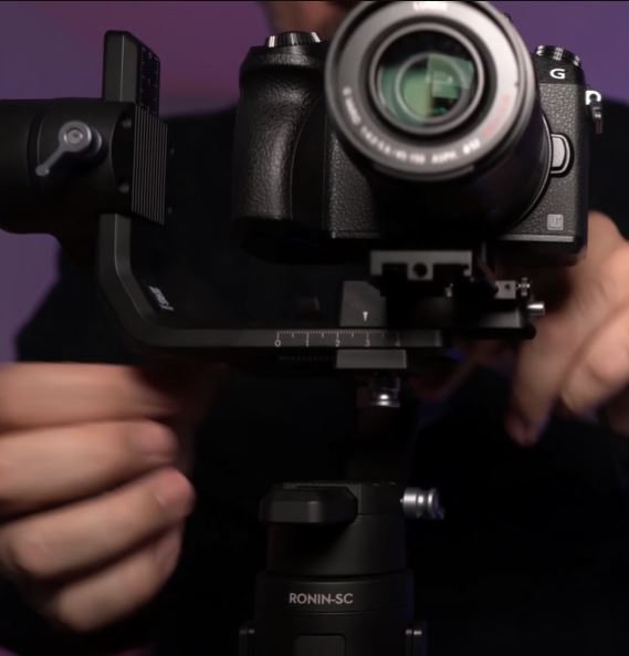 Panasonic Lumix G7 with DJI Ronis SC