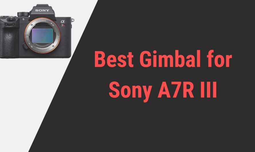 Best Gimbals for Sony A7R III Camera in 2024