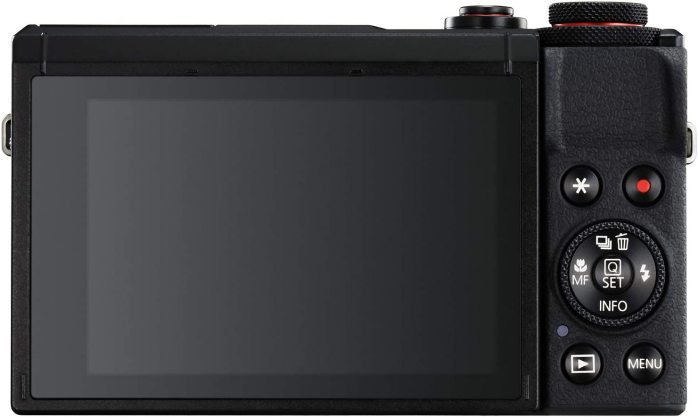 Canon PowerShot G7X Mark III Backside