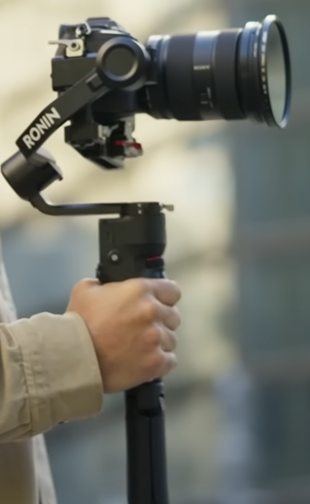 DJI RS3 Mini Gimbal on Hand