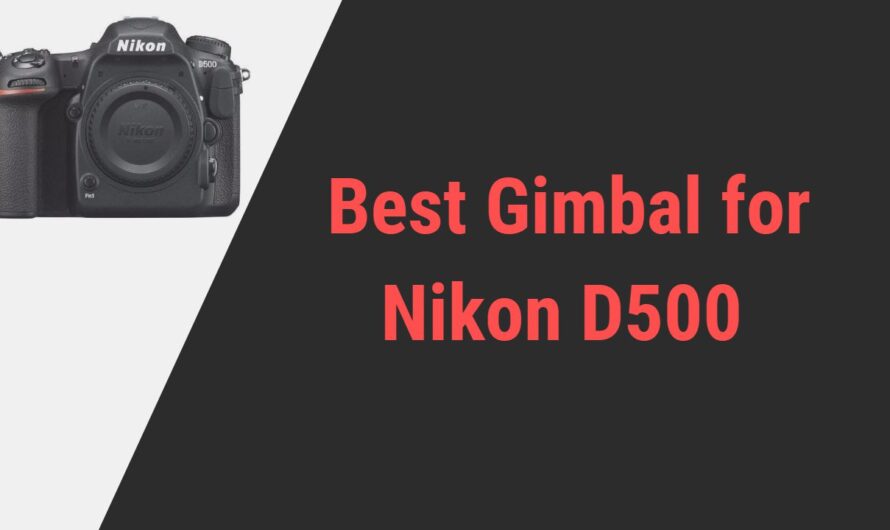 Best Gimbal for Nikon D500 Camera