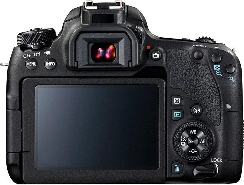 Canon EOS 77D Backside