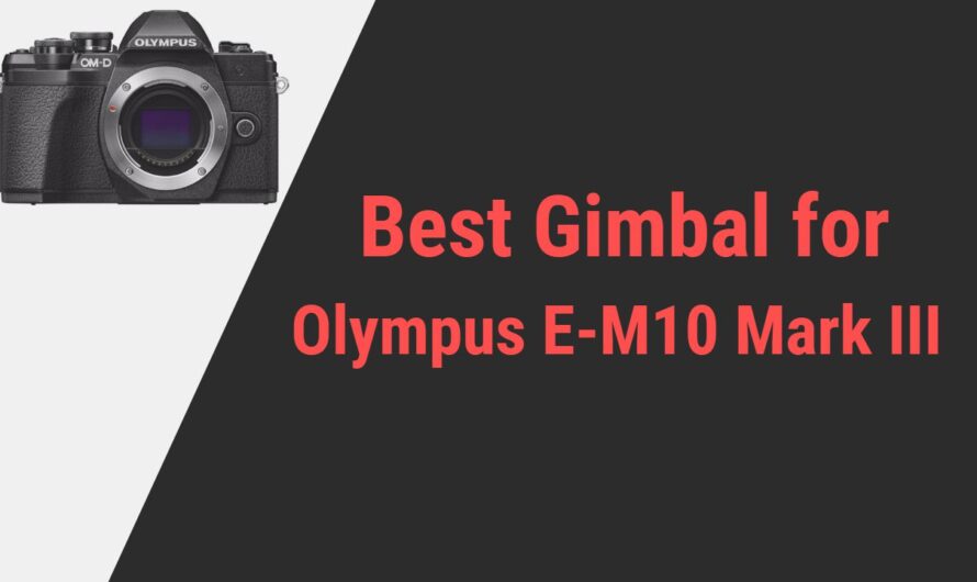 Best Gimbal for Olympus OM-D E-M10 III Camera