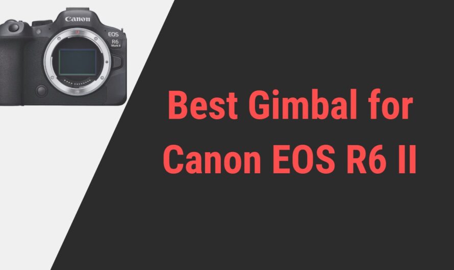 Best Gimbal for Canon EOS R6 II in 2024 | Reviews and Recommendations
